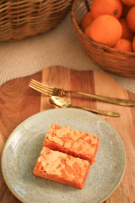 Orange Poppyseed Blondie